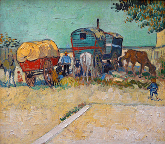 Van Gogh, Cyganie koło Arles