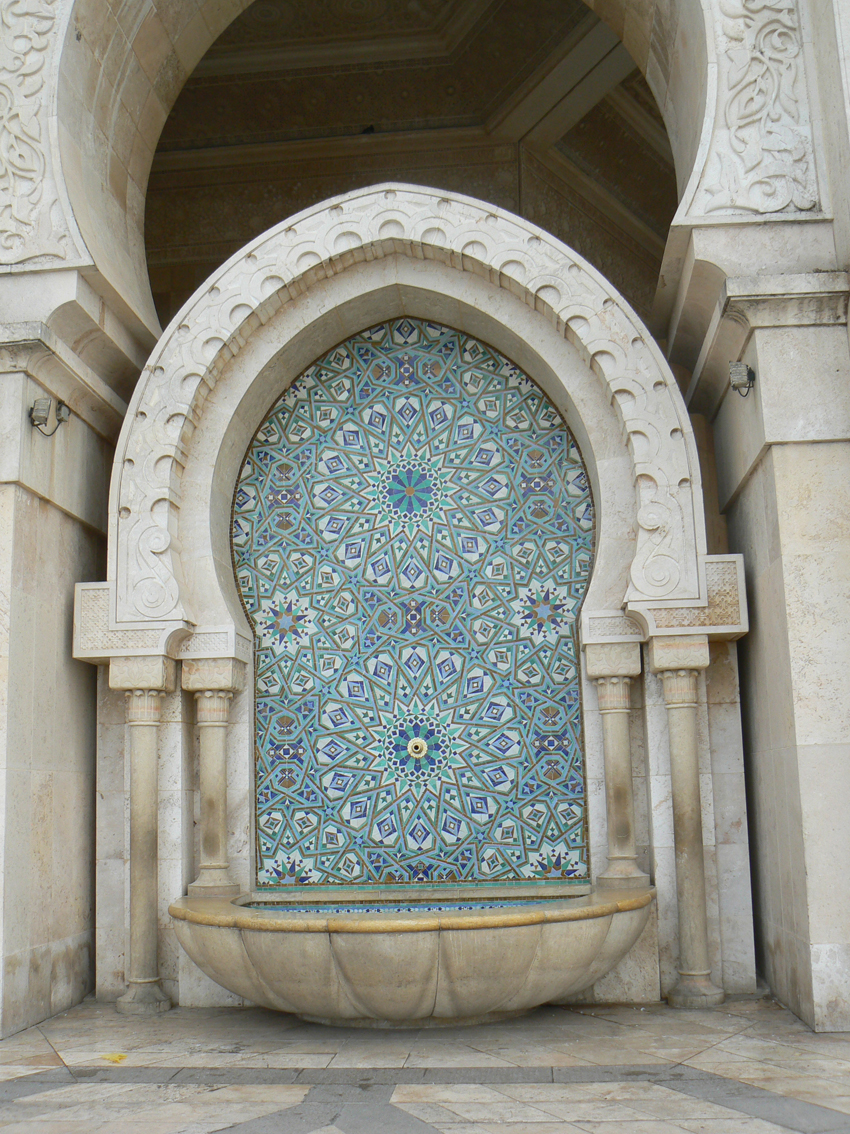 Fontanna w Casablance