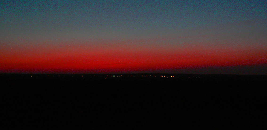 Zachód słońca przed Marrakeszem