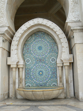 Fontanna przed meczetem