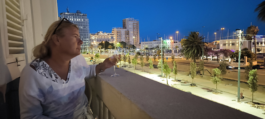 Cagliari wieczorem