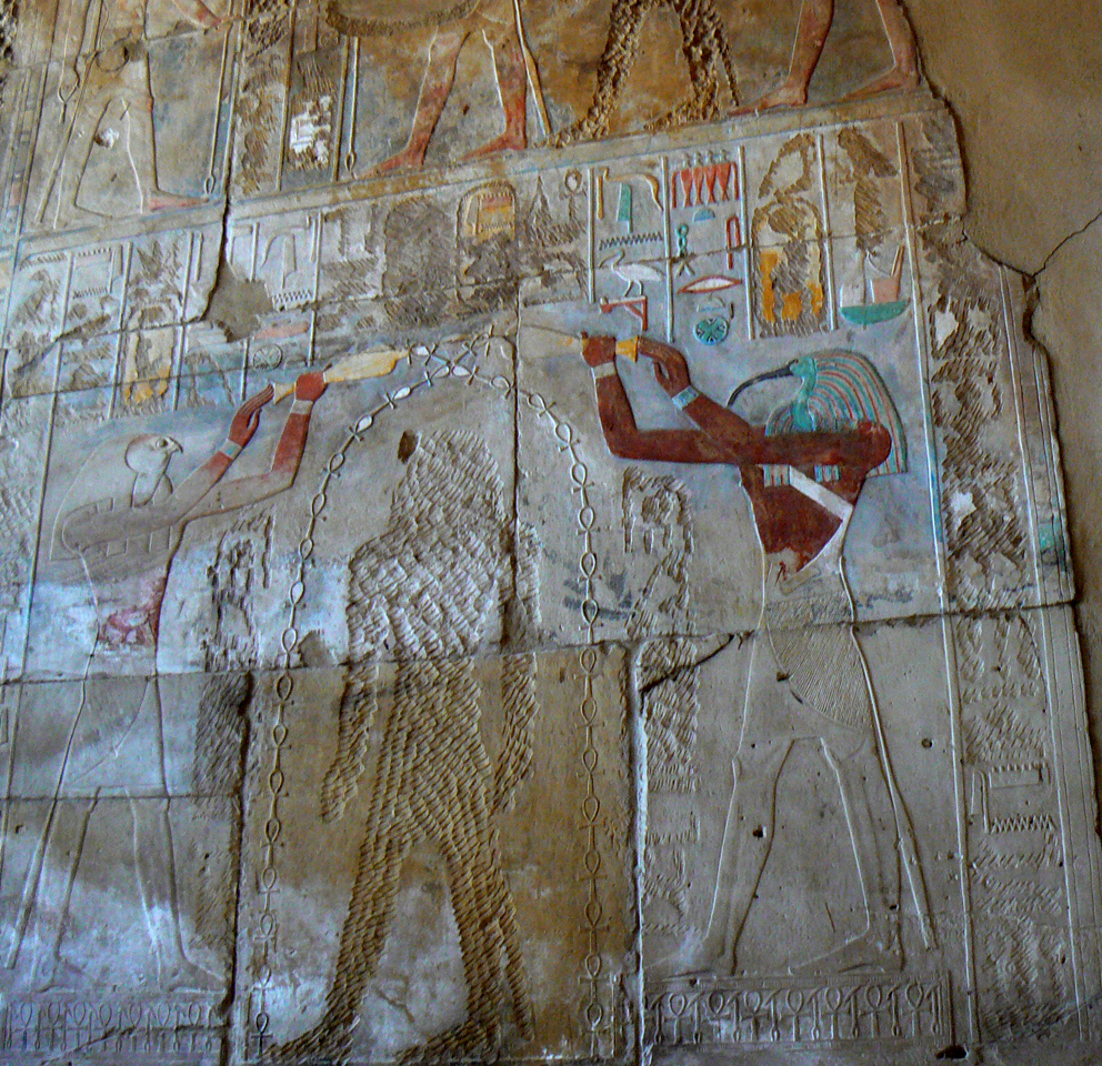 Malowidła w świątyni w Karnaku