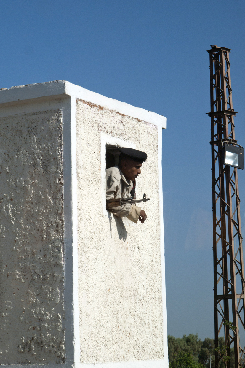 Check-point. Takich punktów kontrolnych było na drodze kilkanaście