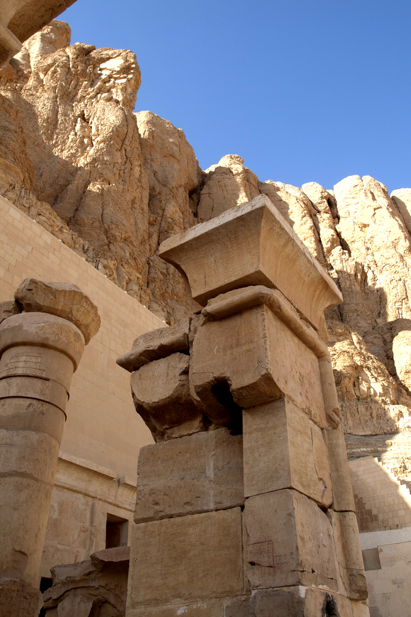 W świątyni Hatszepsut