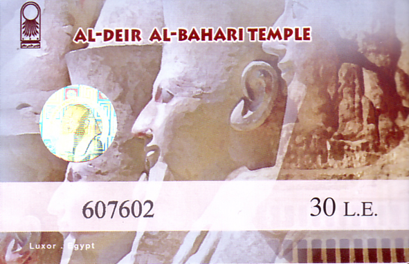 Bilet do Świątyni Hatszepsut