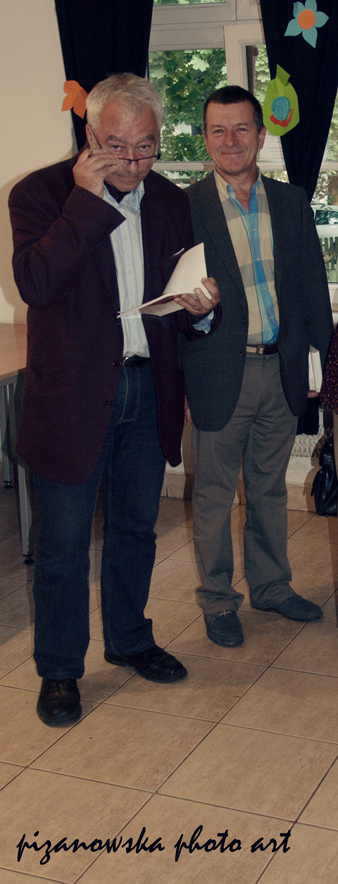 Na moim spotkaniu w Milanówku, 17-09-2011, MP i Zbyszek Kryszyn